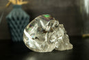 Large AAA Natura Diamantina Crystal Skull Head with Rainbows