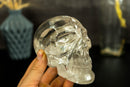 Large AAA Natura Diamantina Crystal Skull Head with Rainbows