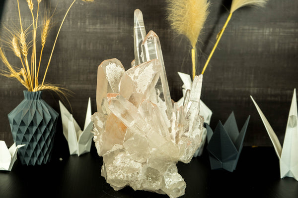 Rare Large Lemurian Quartz Crystal with Lithium from Serra do Cabral