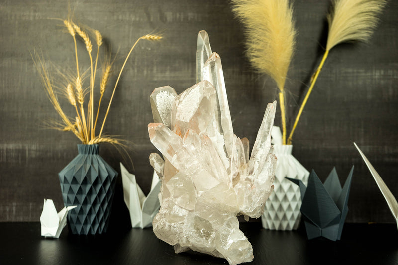 Rare Large Lemurian Quartz Crystal with Lithium from Serra do Cabral