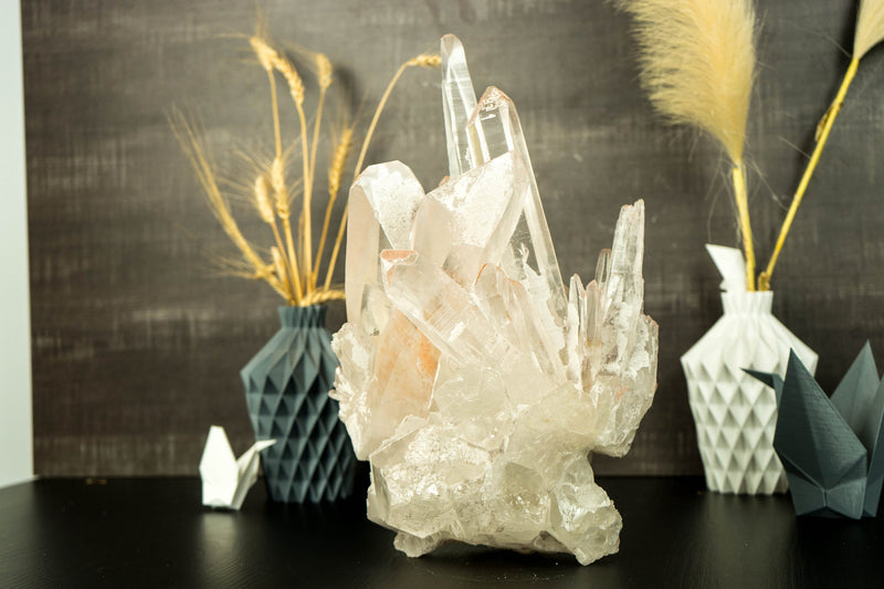Rare Large Lemurian Quartz Crystal with Lithium from Serra do Cabral