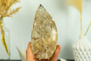 Large Genuine Citrine Crystal Point with Golden Honey Citrine Color