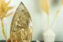 Large Genuine Citrine Crystal Point with Golden Honey Citrine Color