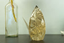 Large Genuine Citrine Crystal Point with Golden Honey Citrine Color