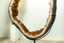 Rare Citrine Geode Slice with AAA Deep Orange Citrine Druzy - E2D Crystals & Minerals