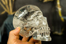 Natural Diamantina Quartz Crystal Skull filled with Rainbows