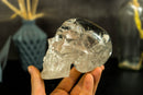 Large AAA Natura Diamantina Crystal Skull Head with Rainbows