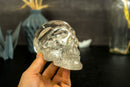 Large AAA Natura Diamantina Crystal Skull Head with Rainbows