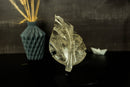Hand Carved Leaf Sculpture made of Genuine Diamantina Quartz