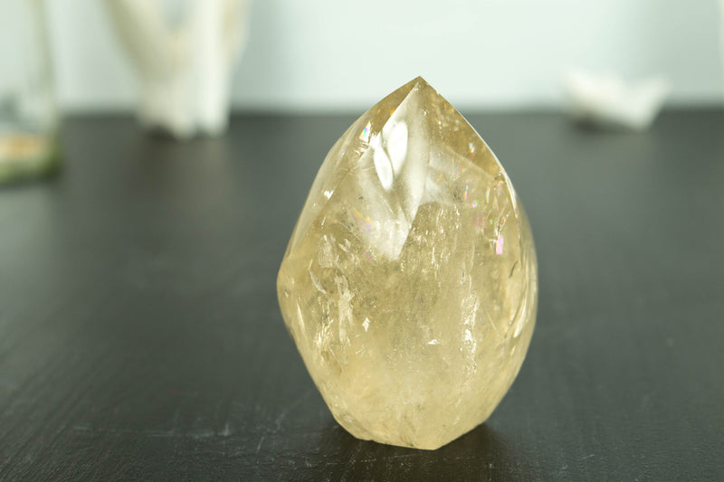 Genuine Unheated Citrine Generator with Golden Honey Citrine Color