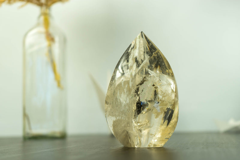 Genuine Untreated Citrine Flame Generator