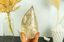 Large Genuine Citrine Crystal Point with Golden Honey Citrine Color