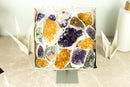 Hochwertiger Amethyst Citrin, seltene Amethyst Cluster Großhandel flache Box