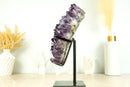 Rich Purple Amethyst Geode Cluster with AAA Grape Jelly Amethyst Druzy