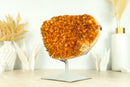 Gorgeous Citrine Geode Cluster with Deep Orange, Galaxy Citrine Crystal Druzy - 4.7 Kg - 10.4 lb - E2D Crystals & Minerals