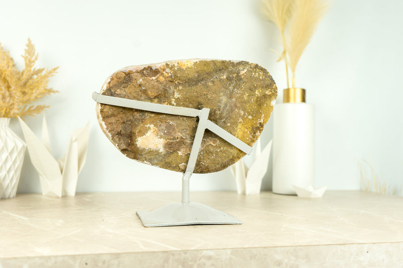 Gorgeous Citrine Geode Cluster with Deep Orange, Galaxy Citrine Crystal Druzy - 4.7 Kg - 10.4 lb - E2D Crystals & Minerals
