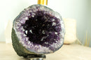 Alle natürlichen kleinen AAA Amethyst Geode mit tief lila Amethyst Druzy