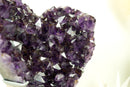 X-Large AAA Amethyst, with Deep Purple Amethyst Druzy and Golden Goethite (Cacoxenite), Natural & Ethical - 9.8 Kg - 21.5 lb - E2D Crystals & Minerals