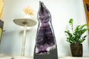 Rare Large Amethyst Geode Cathedral, with Purple Galaxy Amethyst