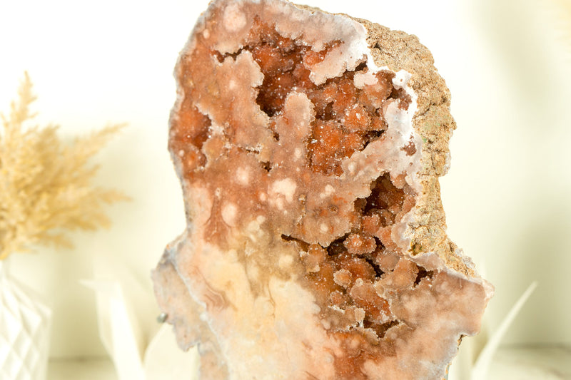 Super Grade Pink Amethyst Geode with Red Galaxy Amethyst Druzy, 6.7 Kg - 14.8 lb - E2D Crystals & Minerals