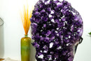 X-Large Rich Purple Amethyst Geode Cluster, AAA, Grape Jelly Amethyst, Tall & Ethically Sourced