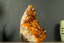 AAA Citrine Crystal Cluster with Orange Madeira Citrine Flower Druzy