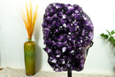 X-Large Rich Purple Amethyst Geode Cluster, AAA, Grape Jelly Amethyst, Tall & Ethically Sourced