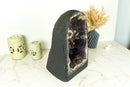 Galaxy Amethyst Geode Cathedral with Sugar Druzy and Rare Inclusions, Natural