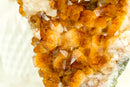 Gorgeous Natural Orange Citrine Flower Cluster with Citrine Crystal Druzy and Calcite, 10.5 In 7.5 Lb - E2D Crystals & Minerals