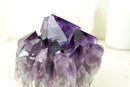 Natural Grape Jelly Purple Amethyst Cluster with Large Druzy