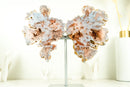 AAA Pink Amethyst Geode Butterfly, Pink Amethyst Slice Butterfly Wings, Natural and Ethical