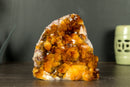 AAA Citrine Crystal Cluster with Deep Rich Orange Citrine Druzy