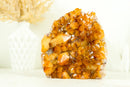 AAA Citrine Crystal Cluster with Large Shiny Orange Citrine Druzy, Self Standing - 1.7 Kg - 3.8 lb - E2D Crystals & Minerals