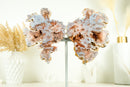 AAA Pink Amethyst Geode Butterfly, Pink Amethyst Slice Butterfly Wings, Natural and Ethical