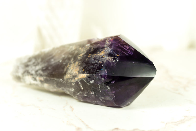 X-Large AAA Bahia Amethyst Scepter with Deep and Dark Purple Natural Bahia Amethyst