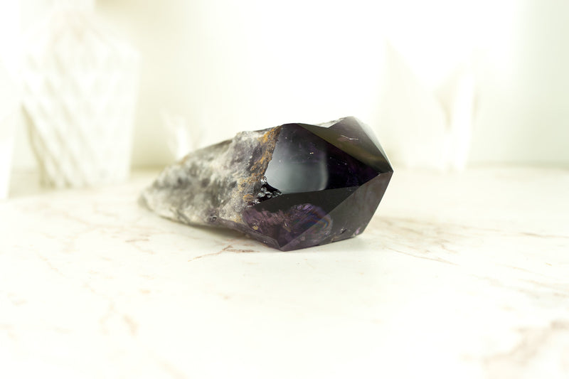 X-Large AAA Bahia Amethyst Scepter with Deep and Dark Purple Natural Bahia Amethyst