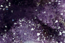 Achat mit Amethyst Geode Kathedrale mit Blumenrosetten und gebändertem Achat