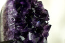 Natural Amethyst Geode Cluster with AAA Grade Grape Purple Druzy
