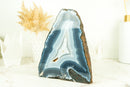 Fantastic Agate Geode with Natural Blue and White Lace Agate