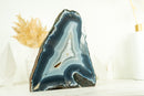 Fantastic Agate Geode with Natural Blue and White Lace Agate