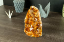 Citrine Cluster with AAA Deep Orange Citrine Druzy, Self-Standing - 2.1 Kg - 4.5 lb - E2D Crystals & Minerals