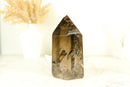 Natural AAA Grade Smoky Quartz Obelisk Generator with Light Citrinated Smoky Color, Natural & Ethical