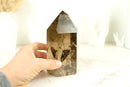 Natural AAA Grade Smoky Quartz Obelisk Generator with Light Citrinated Smoky Color, Natural & Ethical