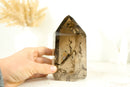 Natural AAA Grade Smoky Quartz Obelisk Generator with Light Citrinated Smoky Color, Natural & Ethical