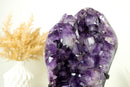 Large Purple Amethyst Cluster with AAA Display grade Deep Purple Amethyst
