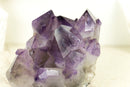 Seltener intakter Amethyst-Cluster mit violetten Phantomkristall-Spitzen aus Brasilien