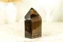 Natural High-Grade Smoky Quartz Obelisk Generator with Citrinated Smoky Color, Natural & Ethical