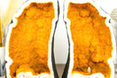 Pair of Bookmatching Statement Citrine Geodes with Golden Yellow Galaxy Druzy - 49.0 Kg - 108 lb - E2D Crystals & Minerals