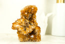 Display Grade Citrine Flower Cluster with Madeira Citrine Druzy and Goethite Inclusions, Self-Standing - 1.4 Kg - 3.1 lb - E2D Crystals & Minerals