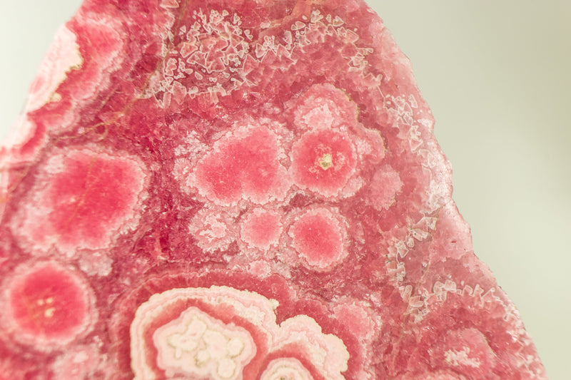 High-Grade Rhodochrosite Stalactite Slab from Capillitas Mine, Argentina, Large Size